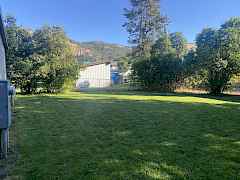 Back yard. Back yard.