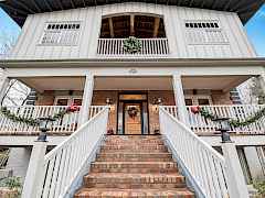 Brick Faced Stairway to Huge Covered Porch and Entry Brick Faced Stairway to Huge Covered Porch and Entry