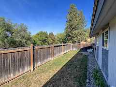 Fenced yard Fenced yard