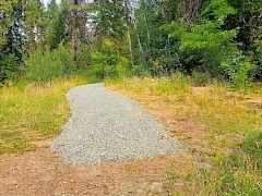 New Gravel on Easement