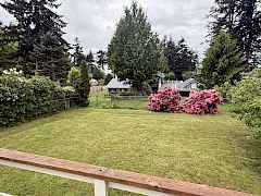 Private backyard